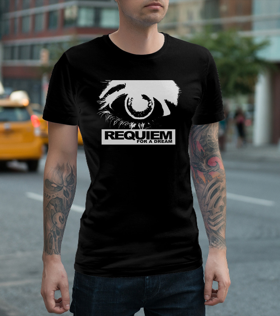 Requiem For A Dream Eye Monochrome T-Shirt