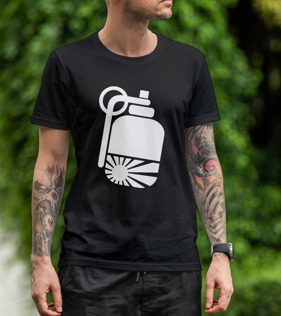 Rising Sun Grenade Emblem T-Shirt