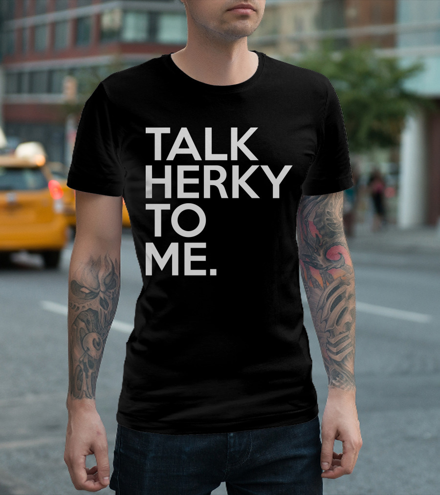 Talk Herky To Me Iowa Hawkeyes Fan T-Shirt