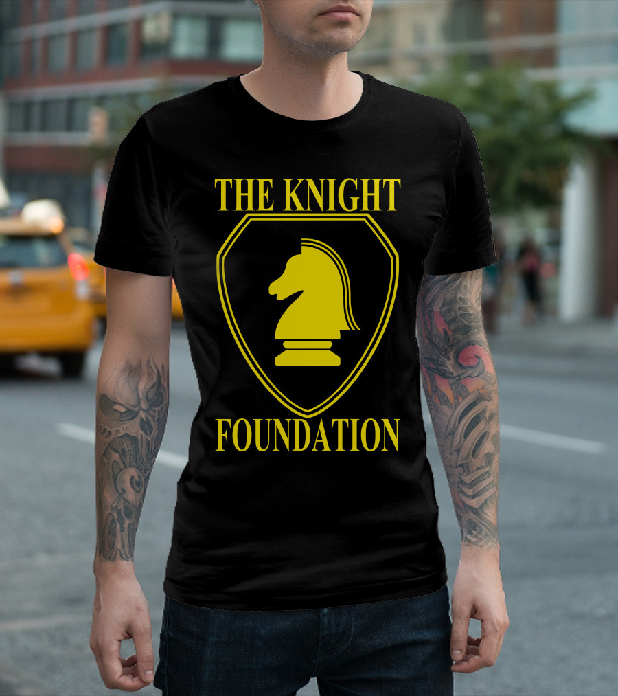 The Knight Foundation Chess Horse Emblem T-Shirt