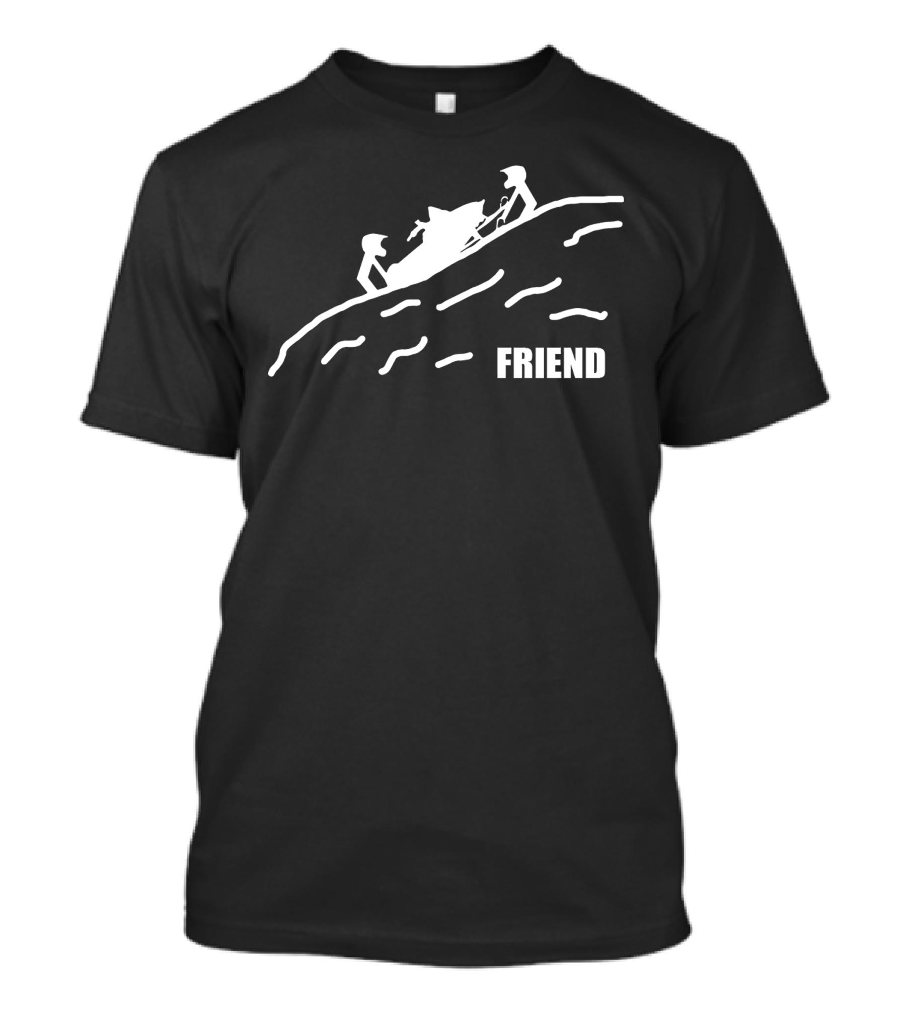 Friend Snowmobile Best Friends Funny T-Shirt