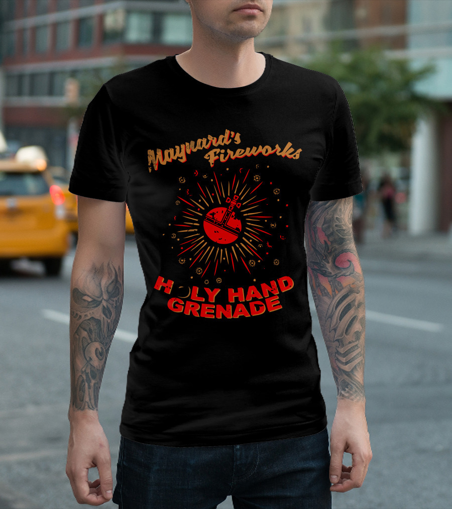 Maynard's Fireworks Holy Hand Grenade T-Shirt