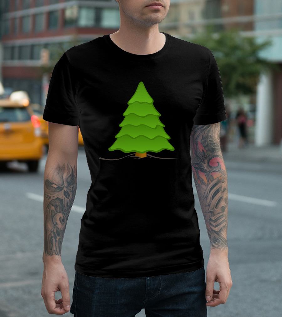 Christmas Tree Nature Picture T-Shirt