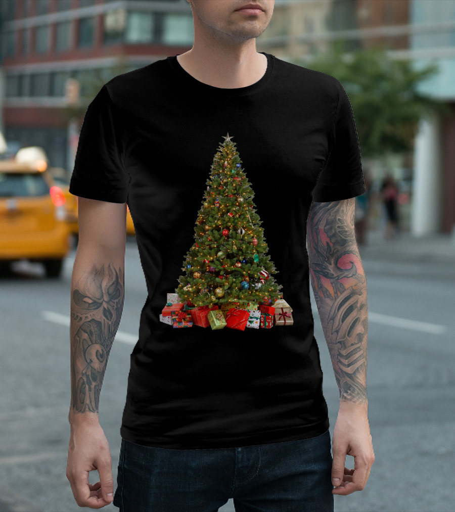 Christmas Tree with Decorations and Gifts T-Shirt