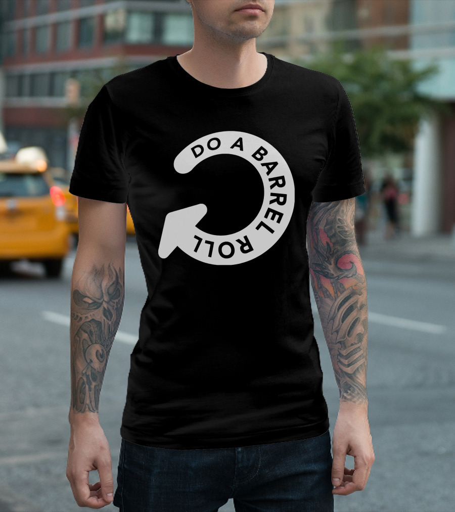 Do A Barrel Roll Circular Arrow T-Shirt