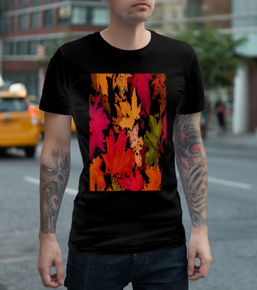 Musim Semi Autumn Leaves T-Shirt