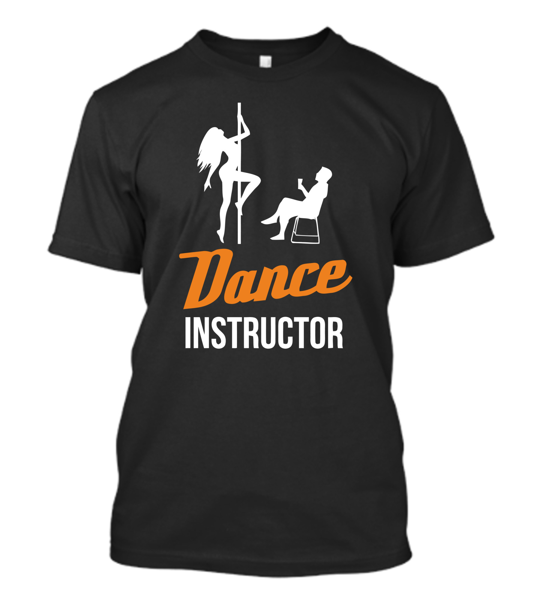 Dance Instructor Pole Dance Silhouette Drinking Observer T-Shirt