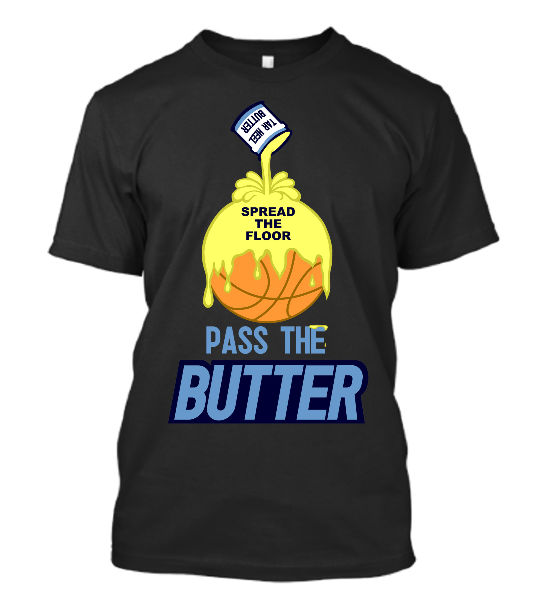 Spread The Floor Pass The Butter Basketball Drip T-Shirt