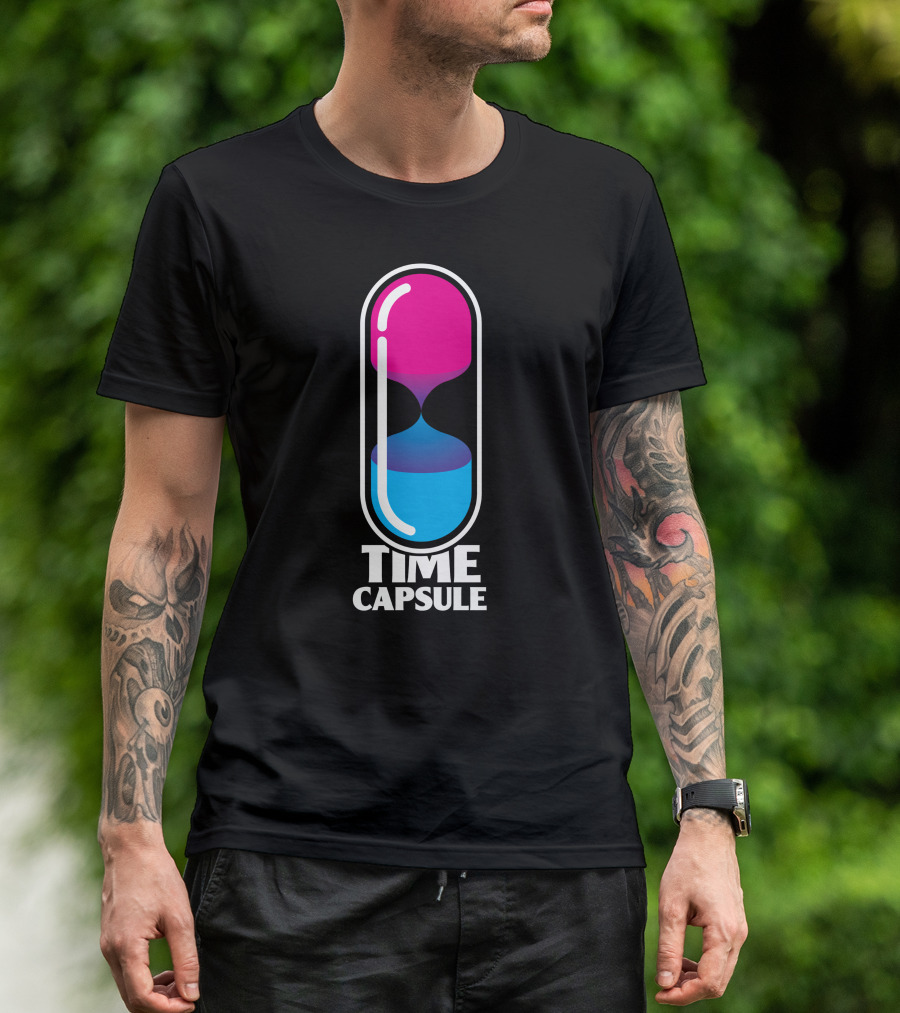Time Capsule Hourglass Pill T-Shirt
