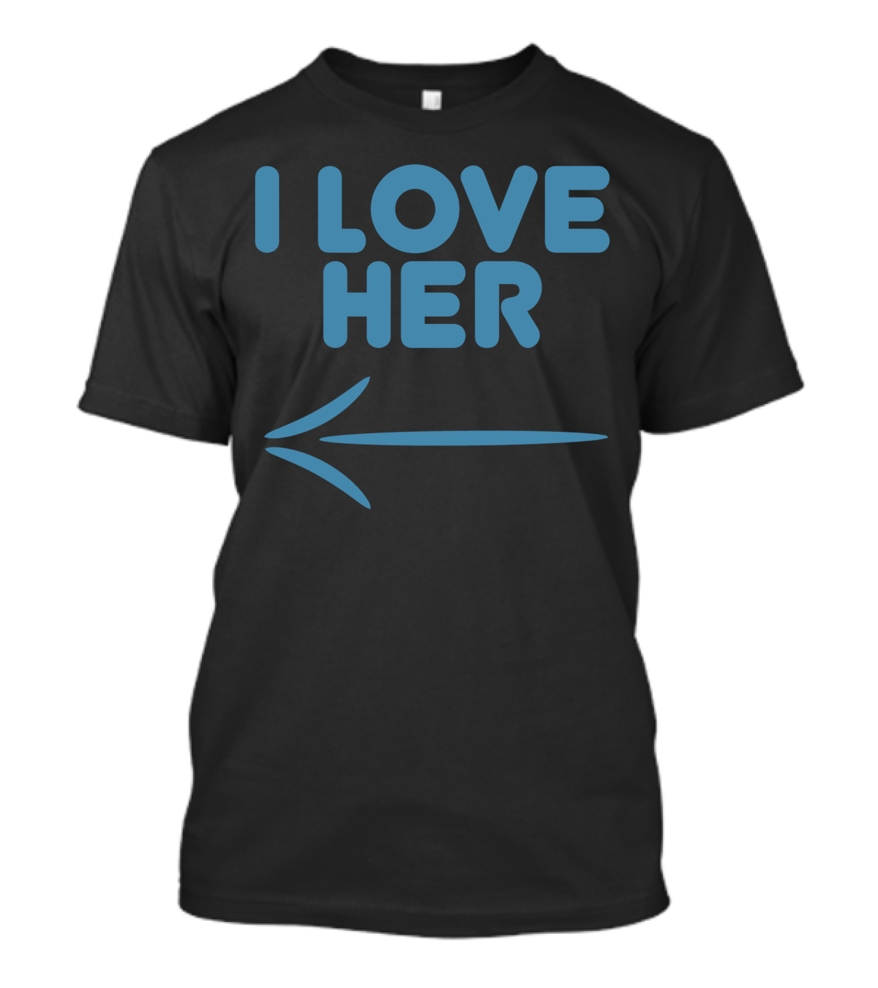 I Love Her Arrow T-Shirt