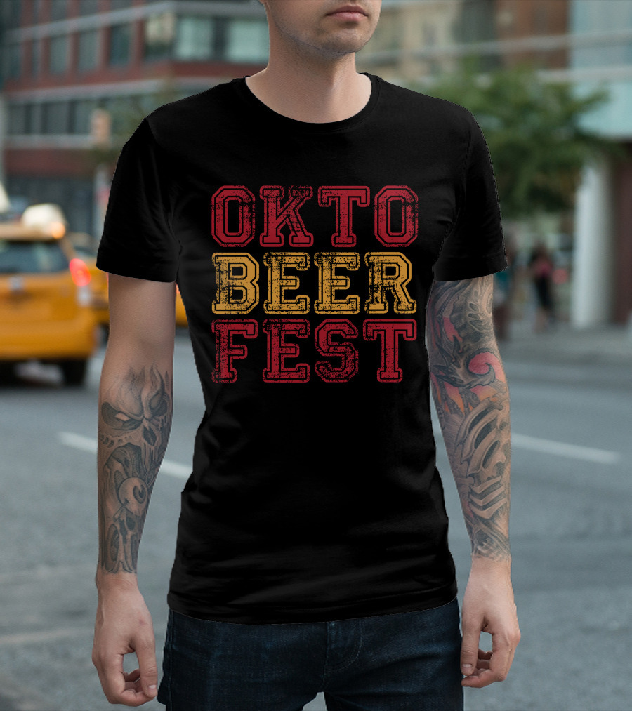 OKTOBEERFEST Red Yellow T-Shirt