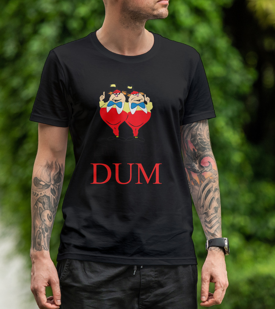 Tweedle Dum Cartoon Characters Classic Look T-Shirt