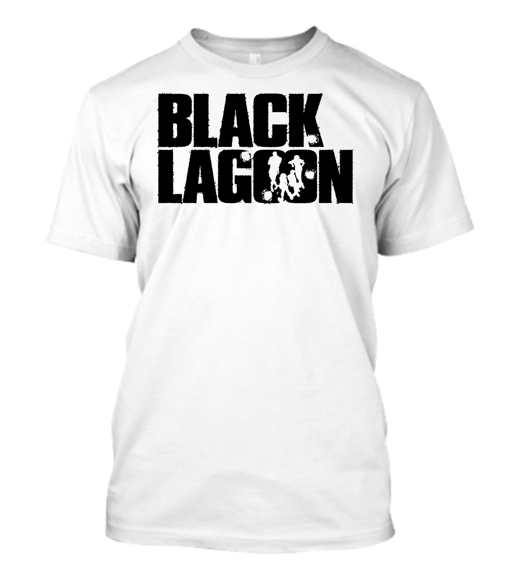 BLACK LAGOON Text T-Shirt