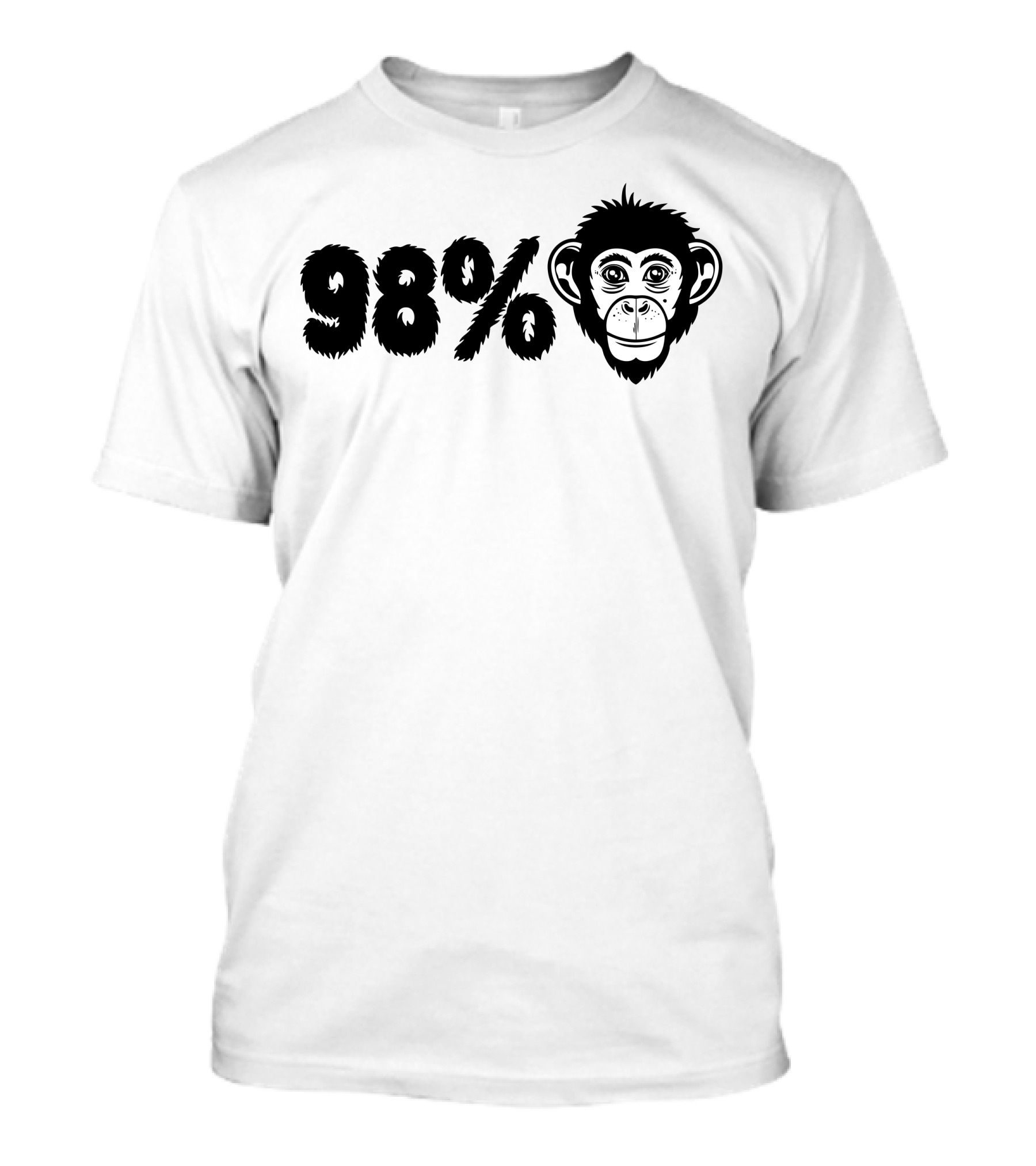 98% Chimpanzee Face T-Shirt