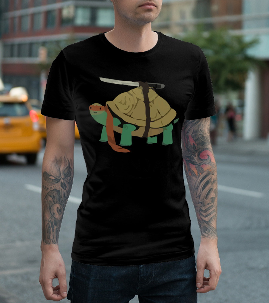 Ninja Turtle With Bandana And Sword T-Shirt