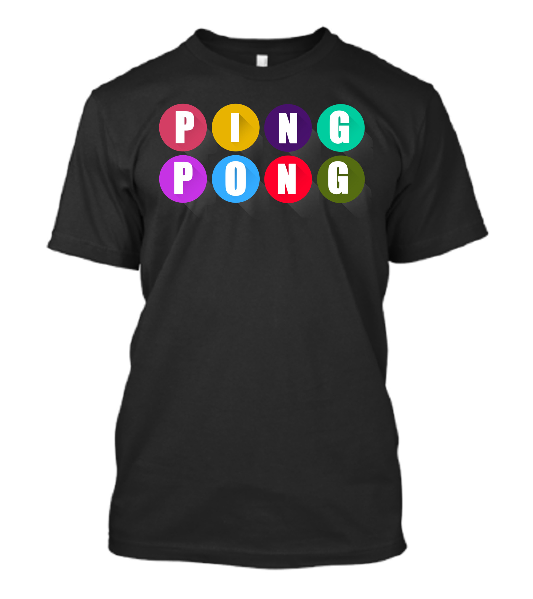 PING PONG Colorful Circles T-Shirt