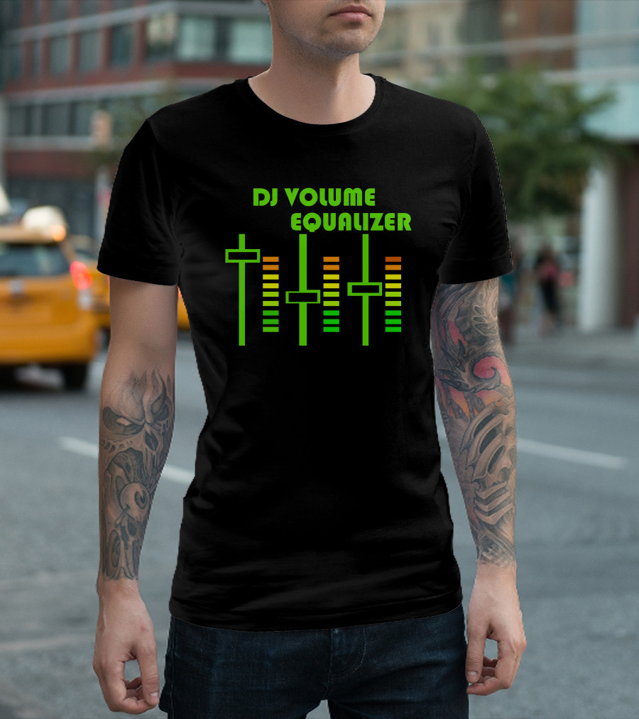 DJ Volume Equalizer Retro Mixer T-Shirt