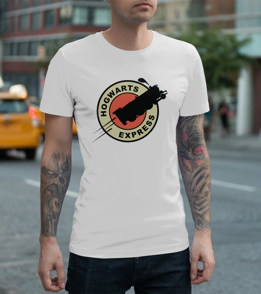 Hogwarts Express Train Logo Badge T-Shirt