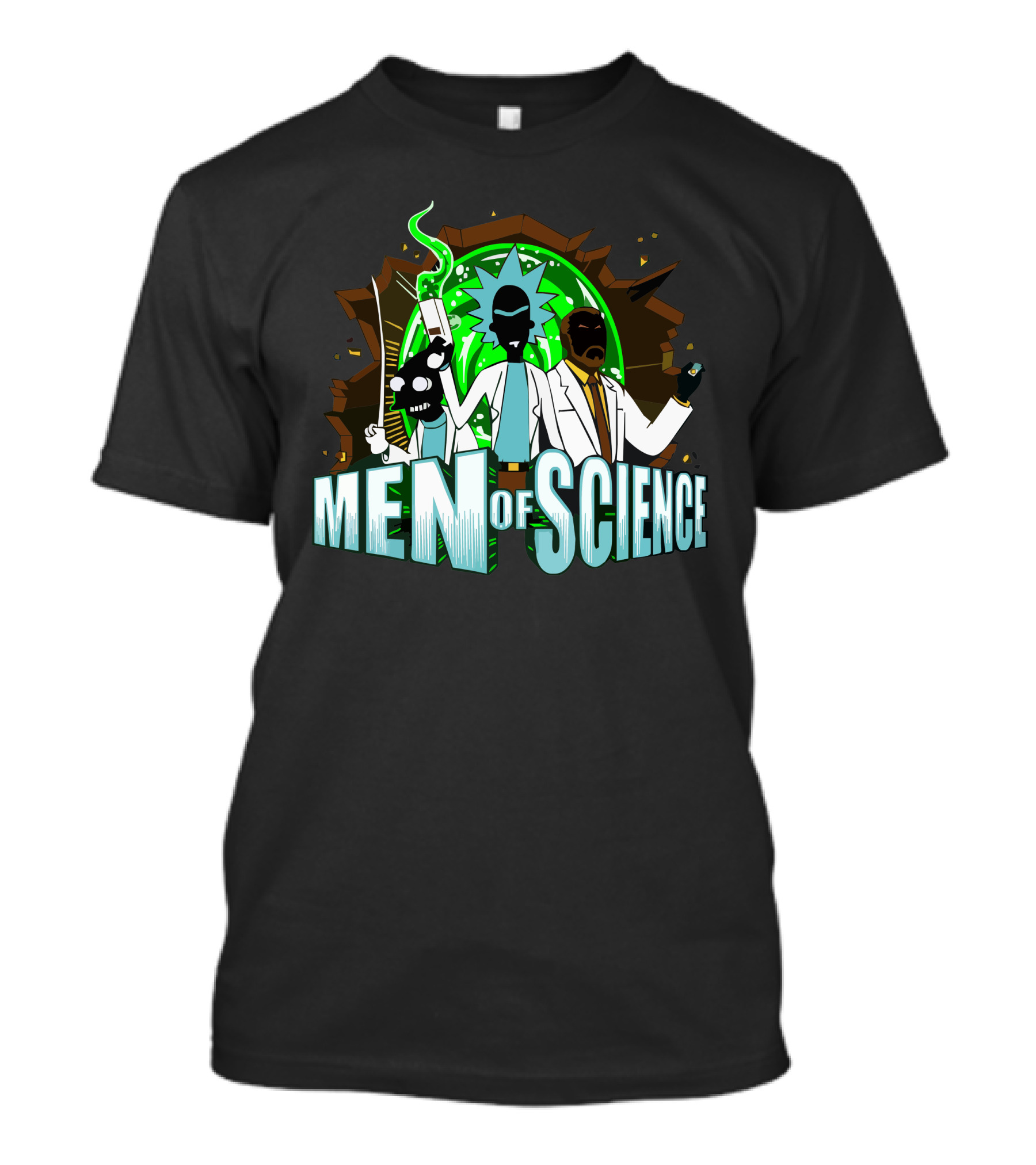 Men Of Science Portal Adventure Icons T-Shirt