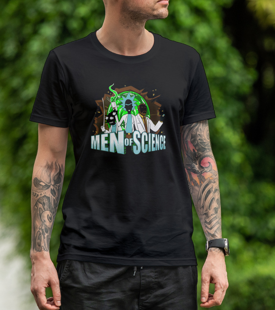 Men Of Science Portal Adventure Icons T-Shirt