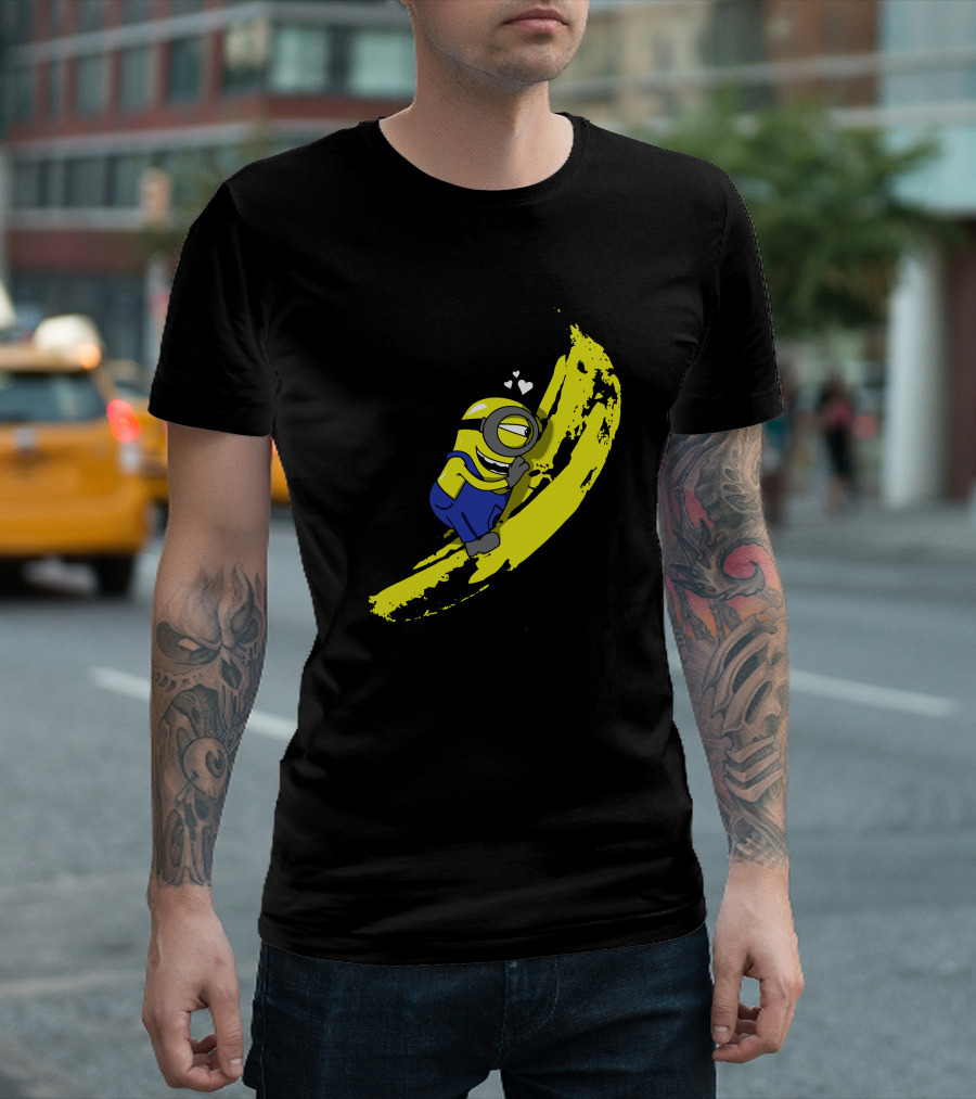 Andy Warhol Minion Loves Banana T-Shirt