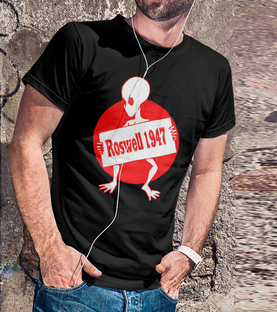 Roswell Alien Ufo Conspiracy 1947 T-Shirt