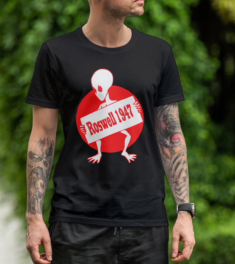 Roswell Alien Ufo Conspiracy 1947 T-Shirt