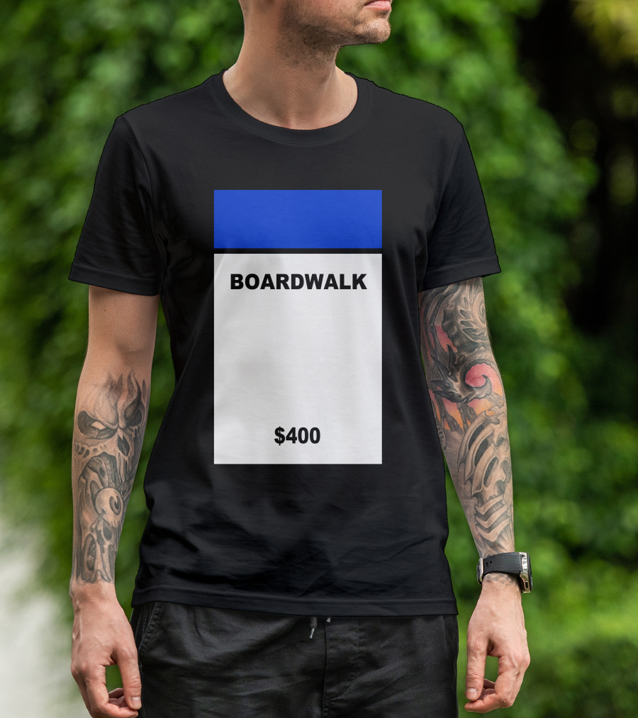 Boardwalk $400 Blue Space T-Shirt