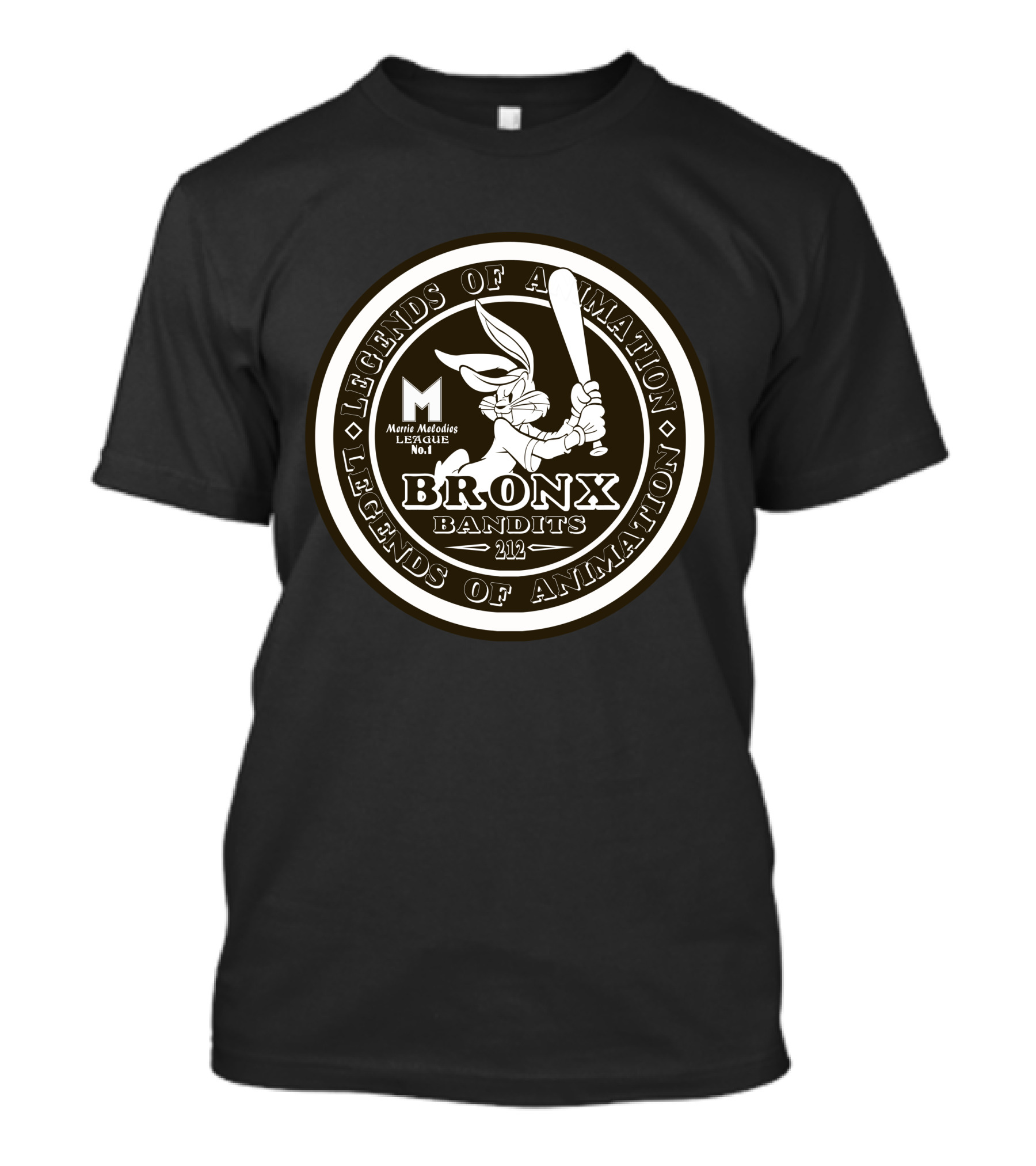 Bronx Bandits Bugs Bunny Metro Maddis League No. 1 Legends Of Animation T-Shirt