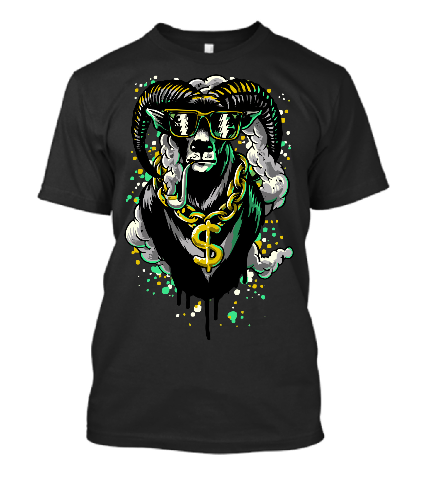 Rambling Cool Ram Dollar Shades Rambling T-Shirt