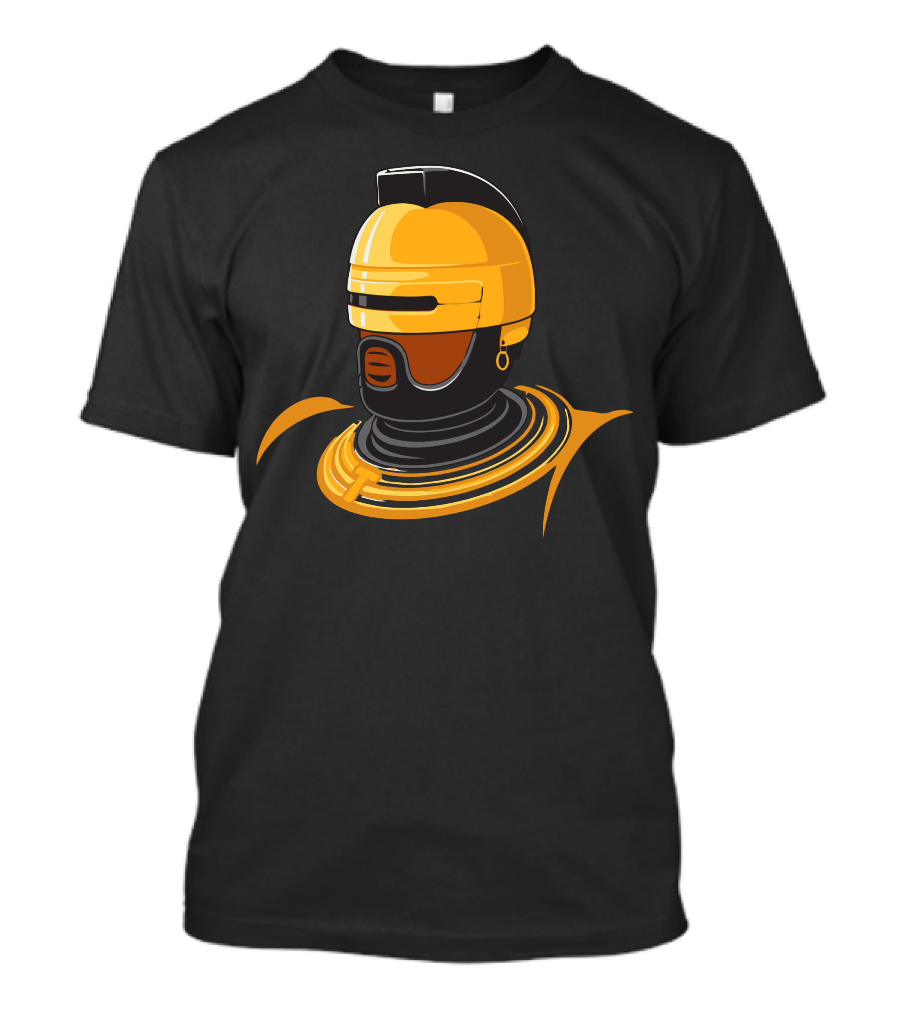 Robo Knight Cyber Gladiator Helmet T-Shirt