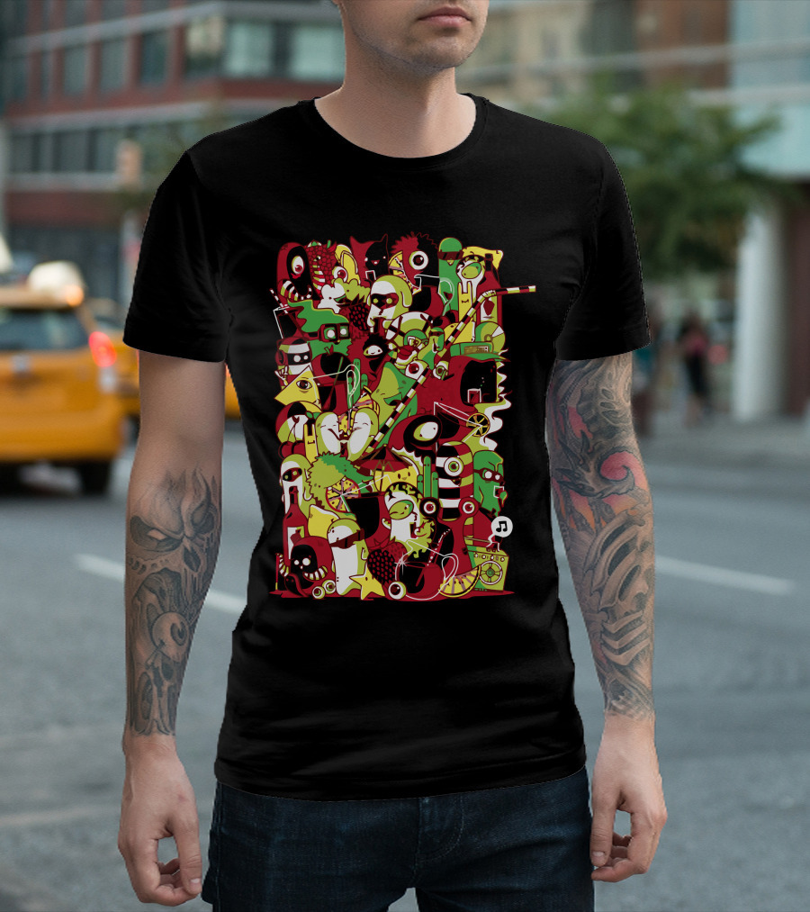 Sangria Summer Whimsical Characters and Vibrant Colors T-Shirt