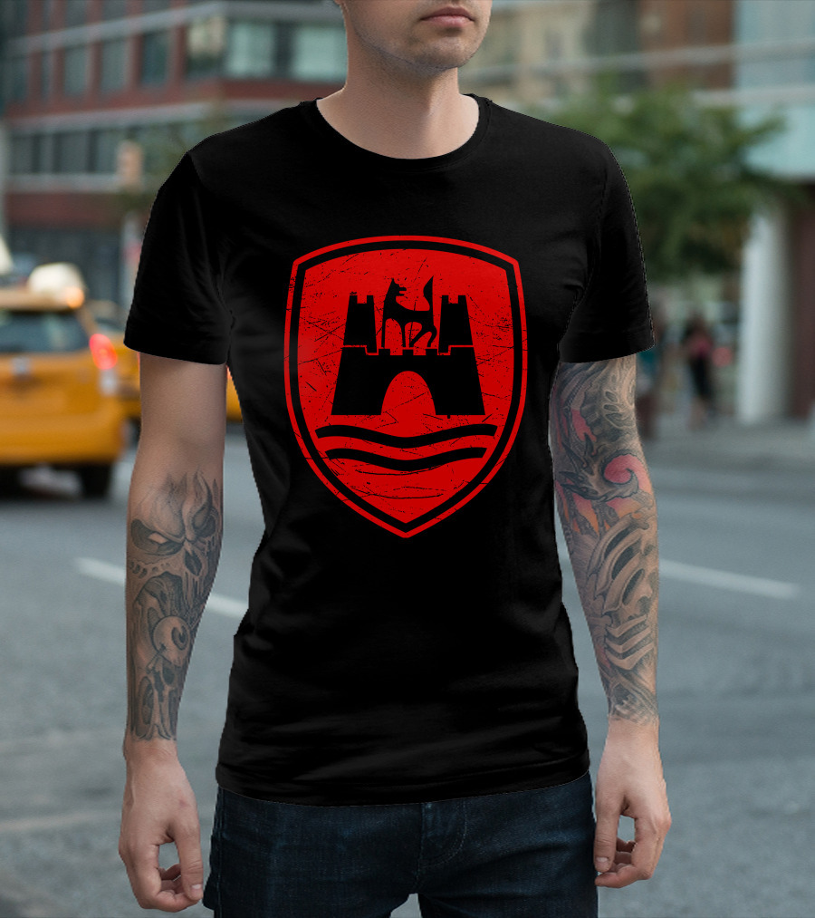 Wolfsburg Classic VW Emblem Red Shield T-Shirt
