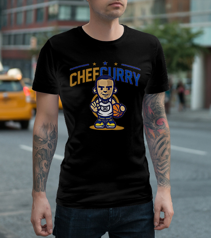 CHEF CURRY 3C Basketball Character T-Shirt
