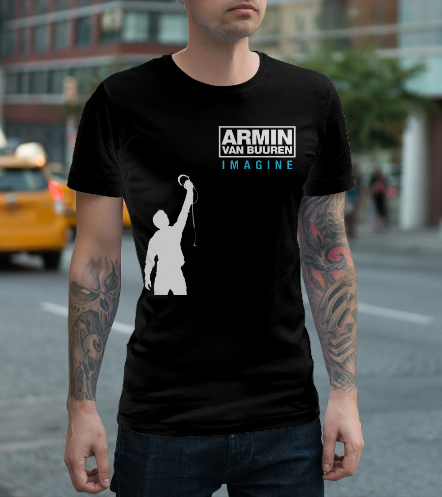 ARMIN VAN BUUREN IMAGINE Silhouette Microphone Gesture T-Shirt