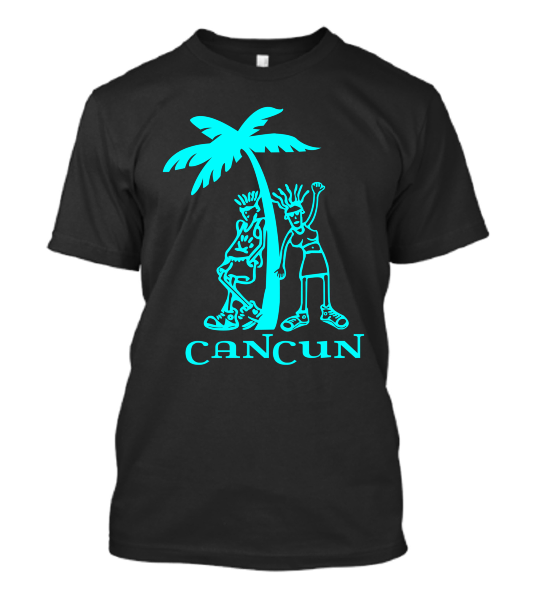 Cancun Palm Tree Fun Vacation T-Shirt