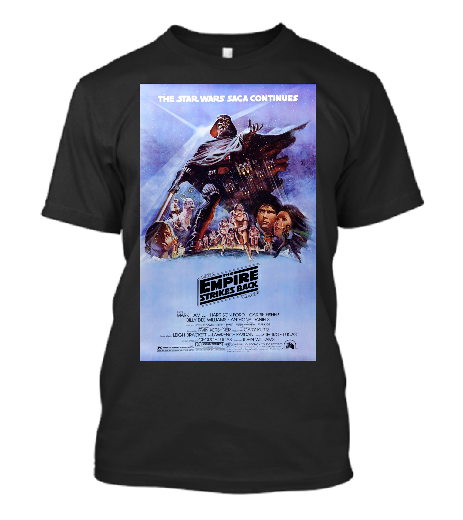 The Star Wars Saga Continues The Empire Strikes Back Original Movie T-Shirt