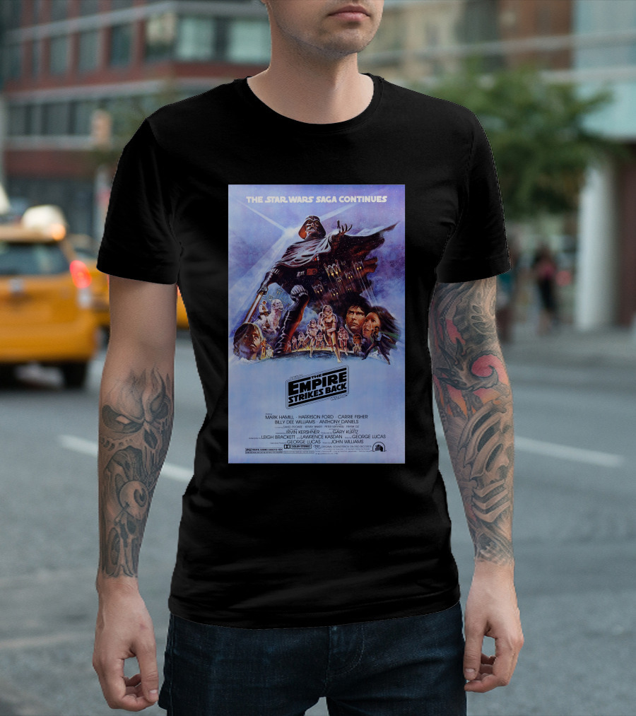 The Star Wars Saga Continues The Empire Strikes Back Original Movie T-Shirt