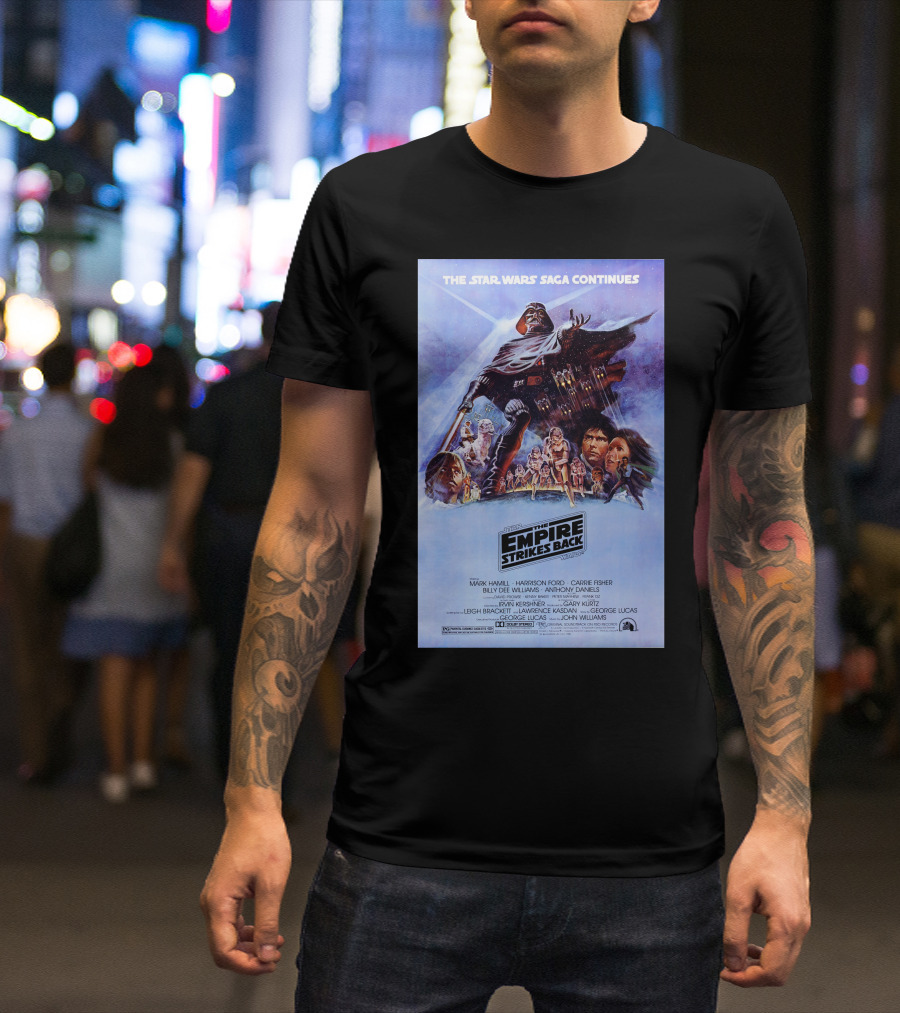 The Star Wars Saga Continues The Empire Strikes Back Original Movie T-Shirt