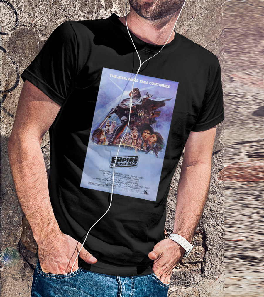 The Star Wars Saga Continues The Empire Strikes Back Original Movie T-Shirt