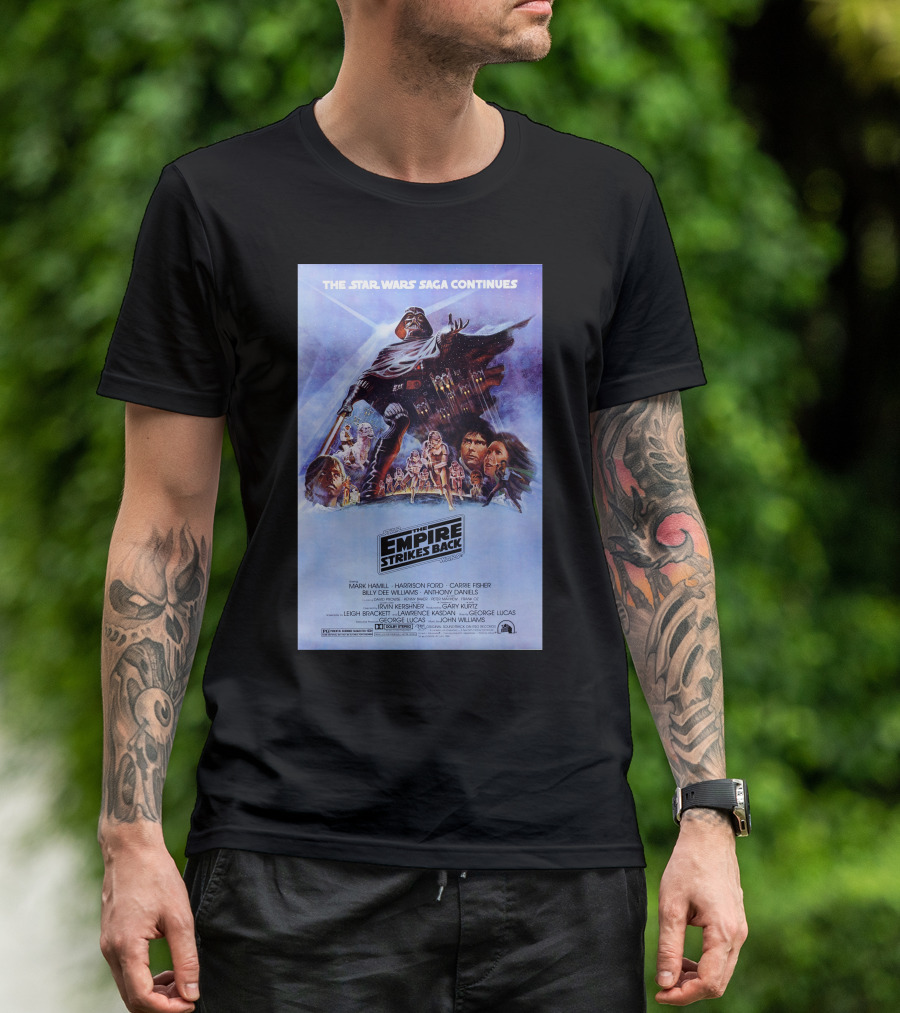 The Star Wars Saga Continues The Empire Strikes Back Original Movie T-Shirt