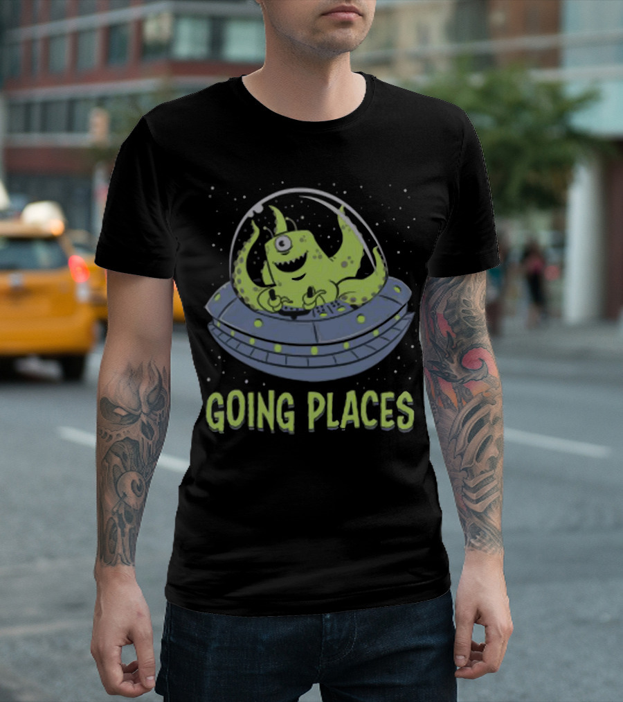 Going Places Alien Spaceship Adventure T-Shirt