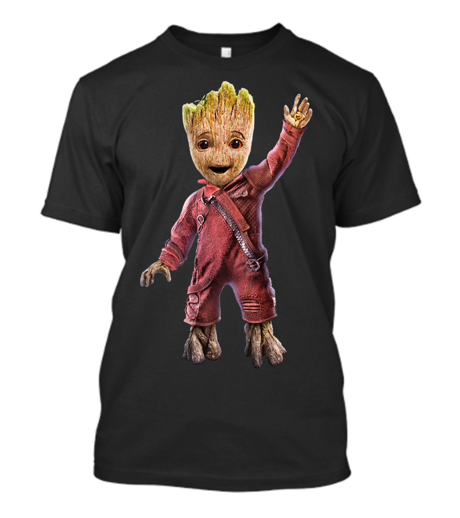 Groot Hiya Guardians Of The Galaxy Baby Groot Wave T-Shirt