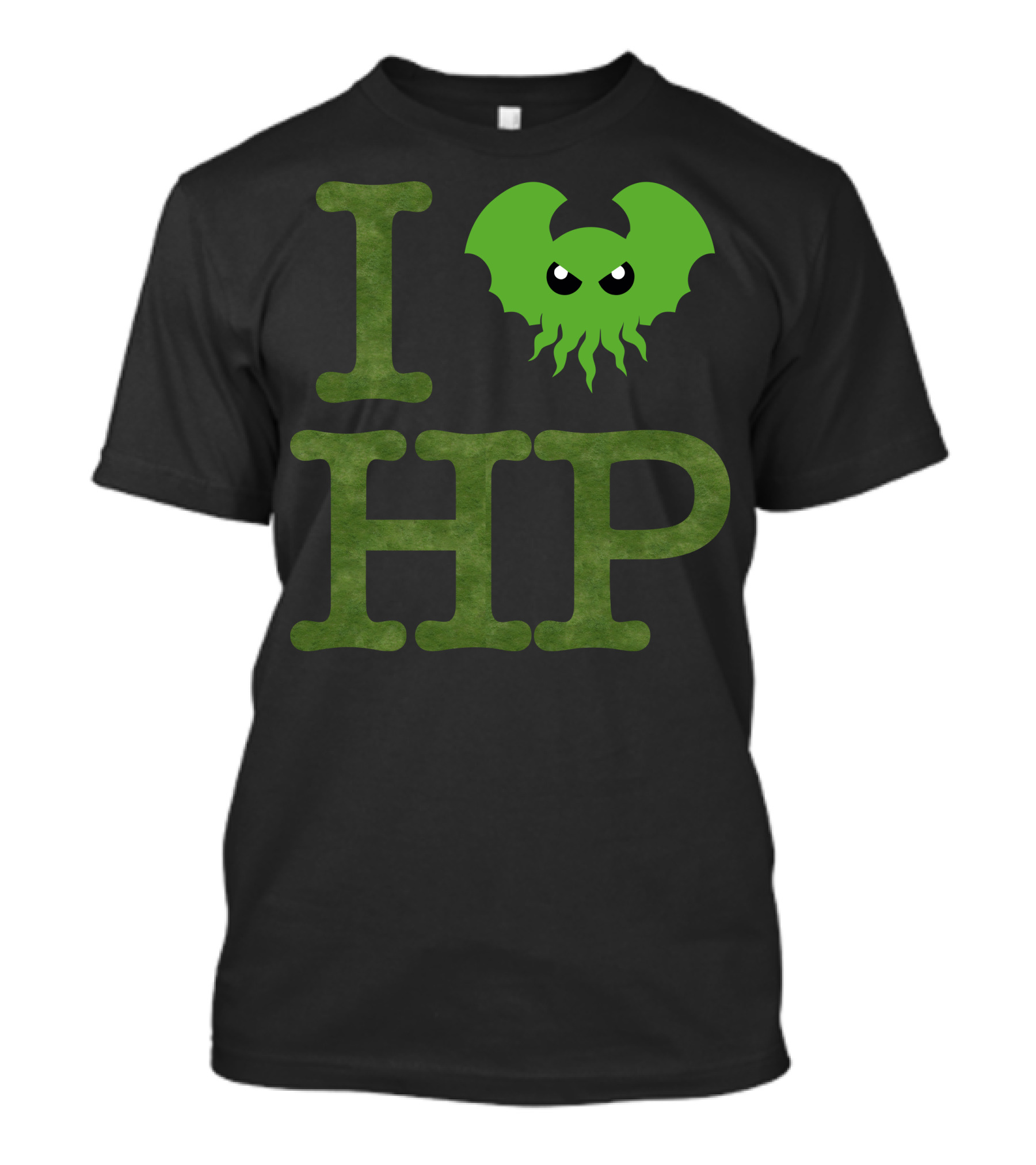 I Love HP Green Cthulhu Eyed Monster T-Shirt