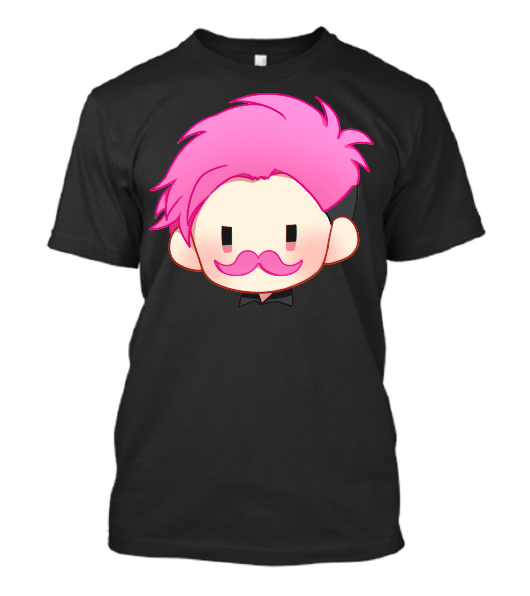 Markiplier Too Pink Hair And Moustache Avatar T-Shirt