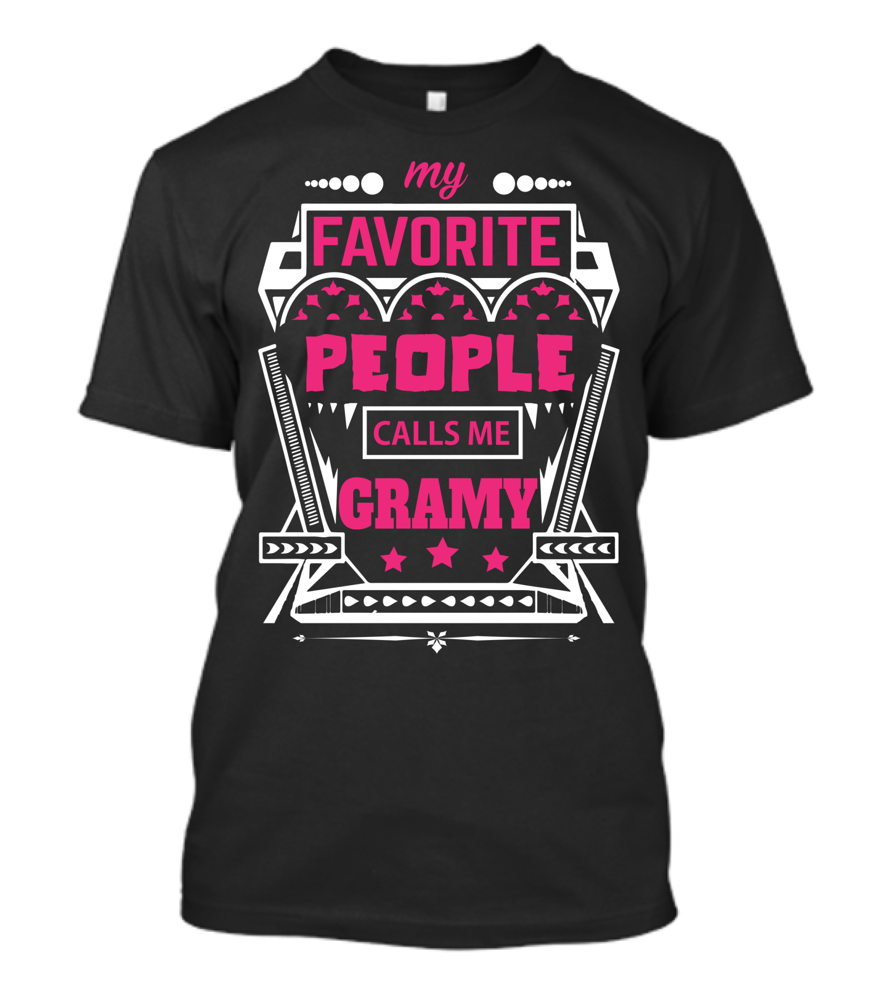 My Favorite People Calls Me Gramy Stars And Arrows T-Shirt