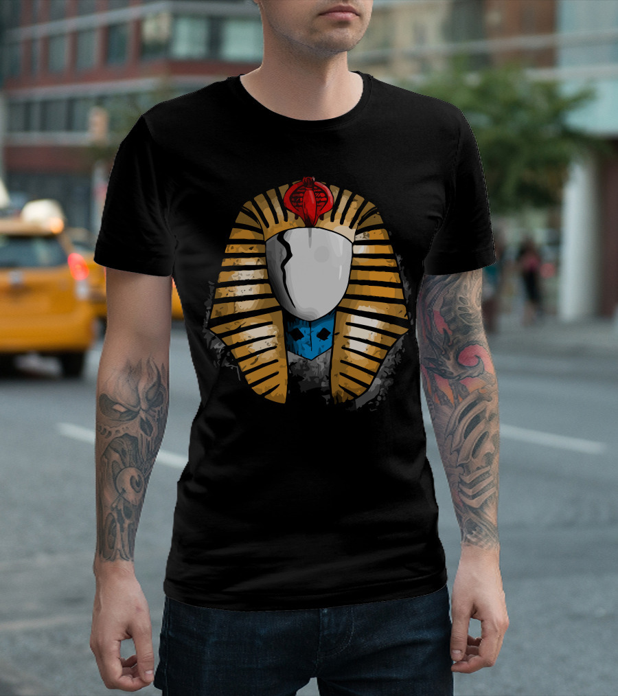Pharaoh Snake Warrior Helmet Fusion T-Shirt