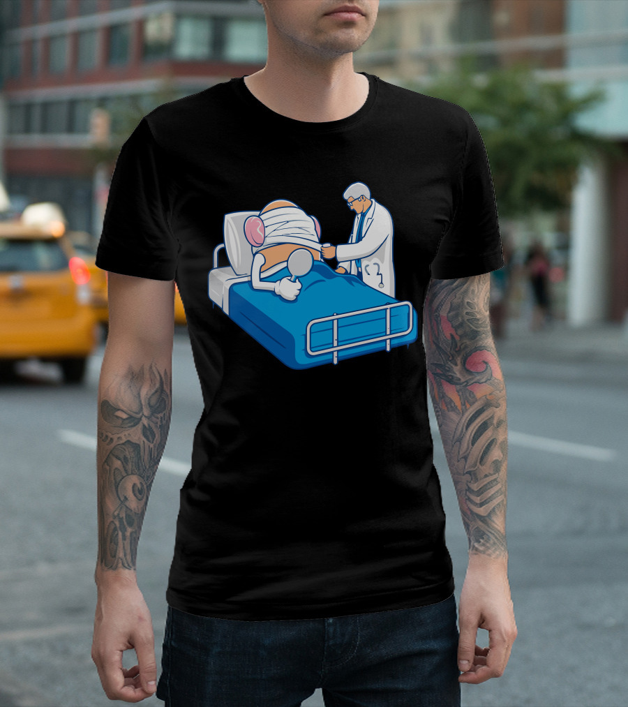Mr. Potato Head Post-Surgery with Doctor and Magnifying Glass T-Shirt