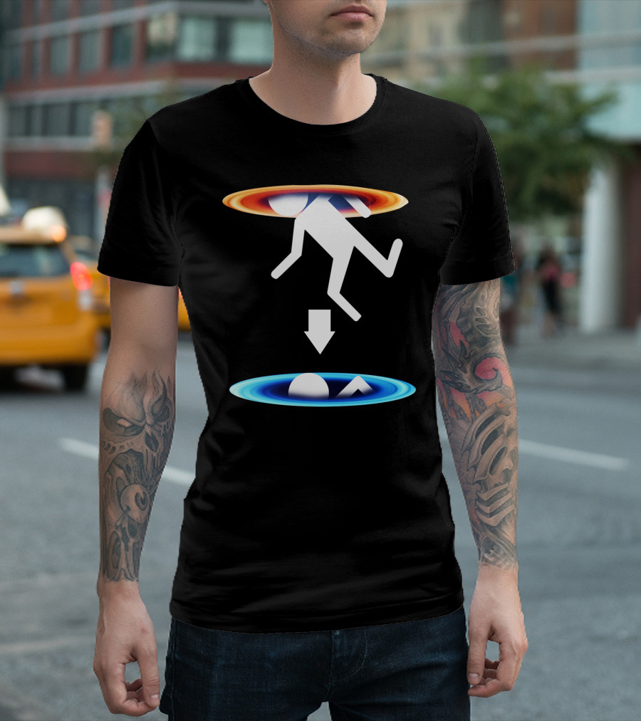 Portal Loop Iconic Symbol Video Game T-Shirt