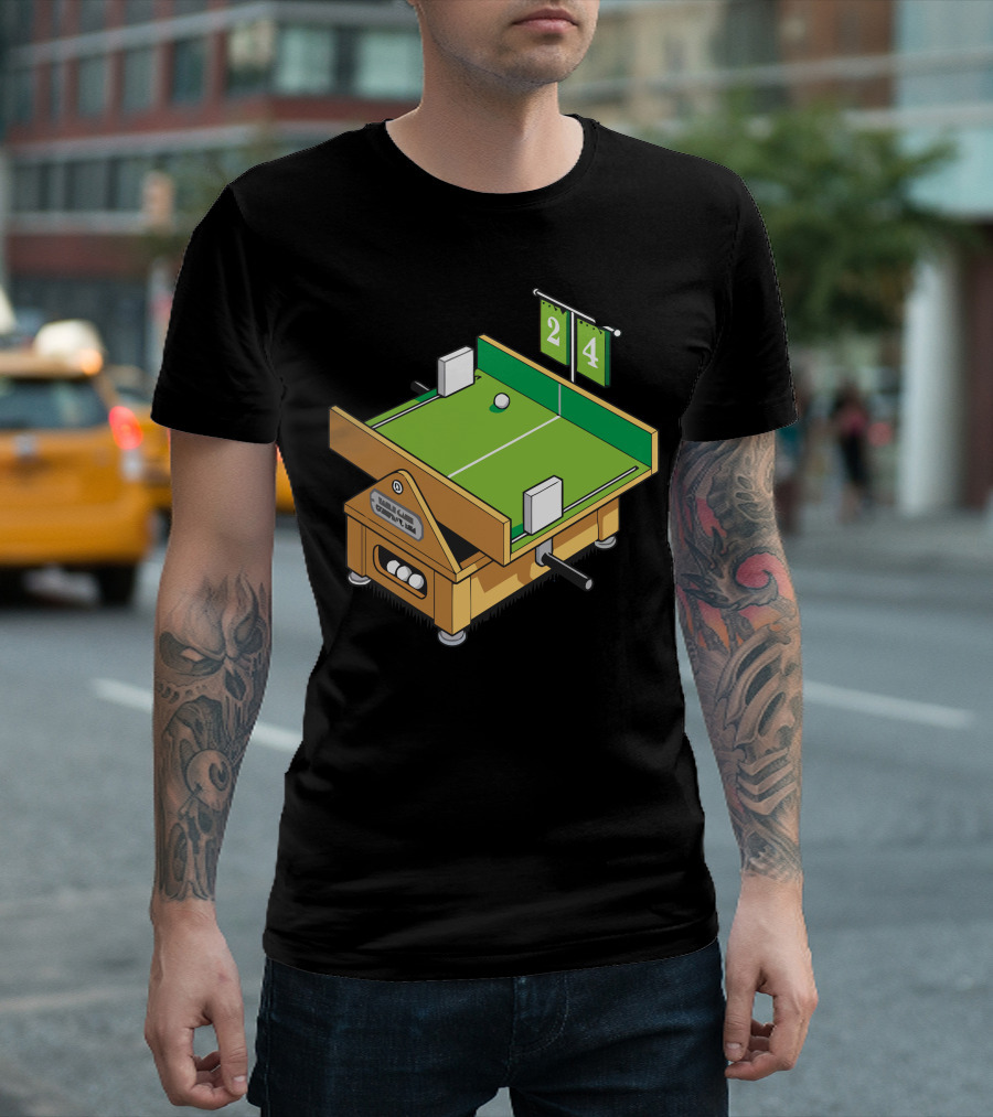 Pre Computers Manual Pong Table Tennis T-Shirt